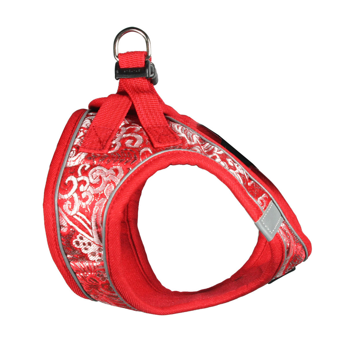 Picture of EZ Reflective Royal Elegance Harness Vest - Red.