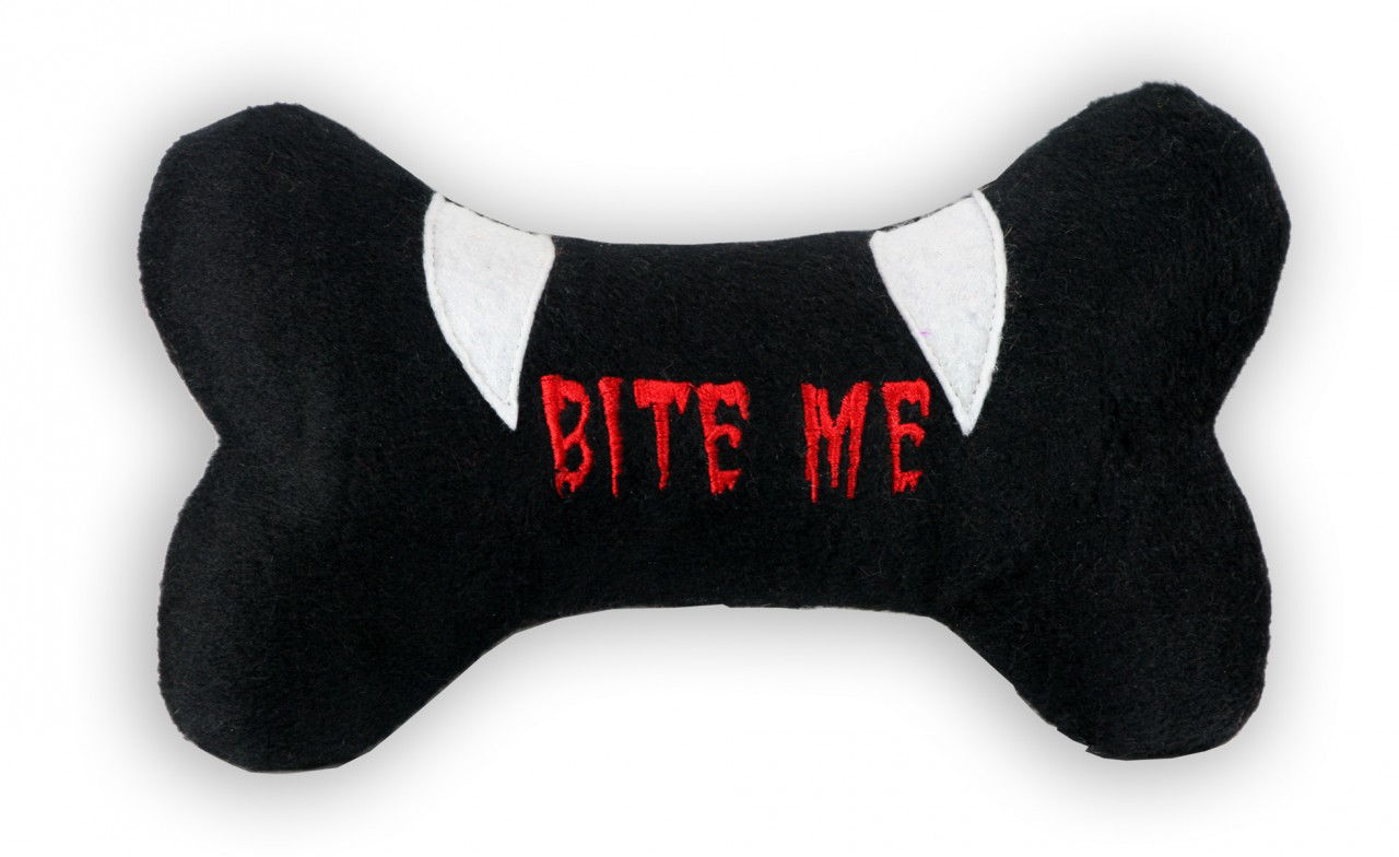 Picture of Bite Me Plush Sqeaker Bone - Large