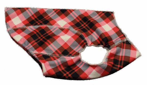 Picture of 4-Way Stretch Fleece Shirt - Red/Plaid
