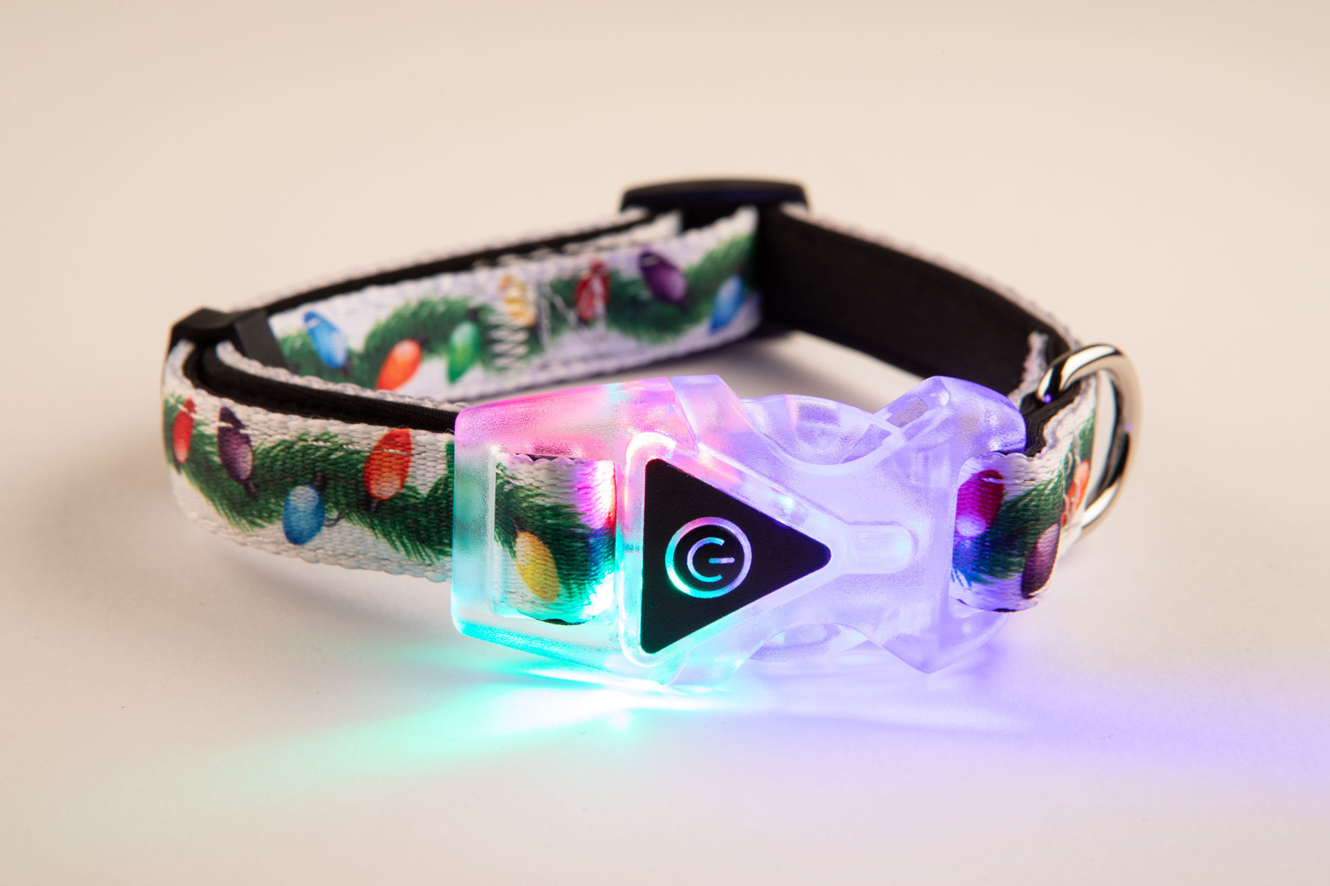 Picture of Adjustable Collar Christmas Lights  - LED Buckle