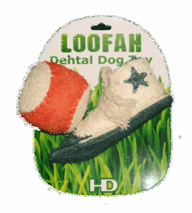 Picture of Organic Vegetable Dental Toy - Athletic Combo Loofah