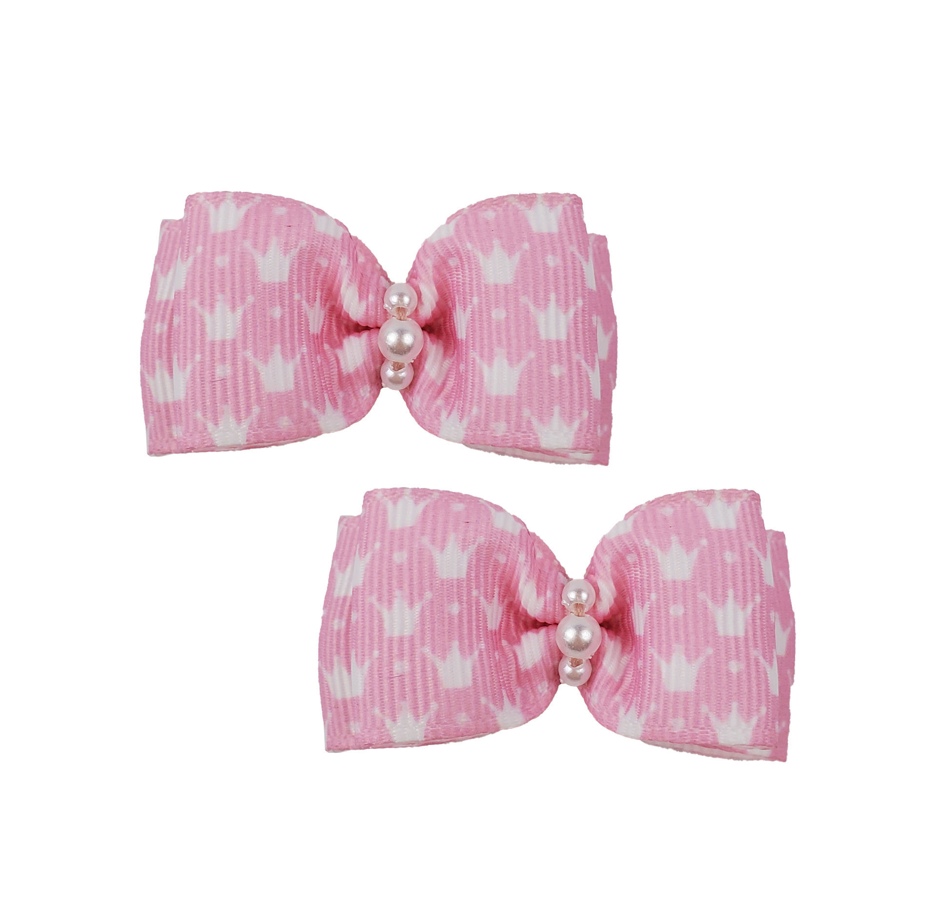 Picture of Hair Bows - Sm Pink Crowns