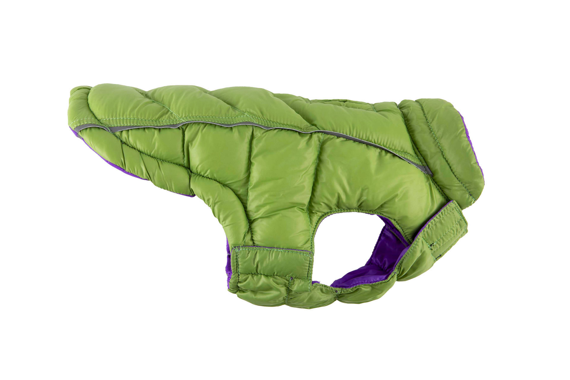 Picture of Featherlite Reversible-Reflective Puffer Vest Green/Purple