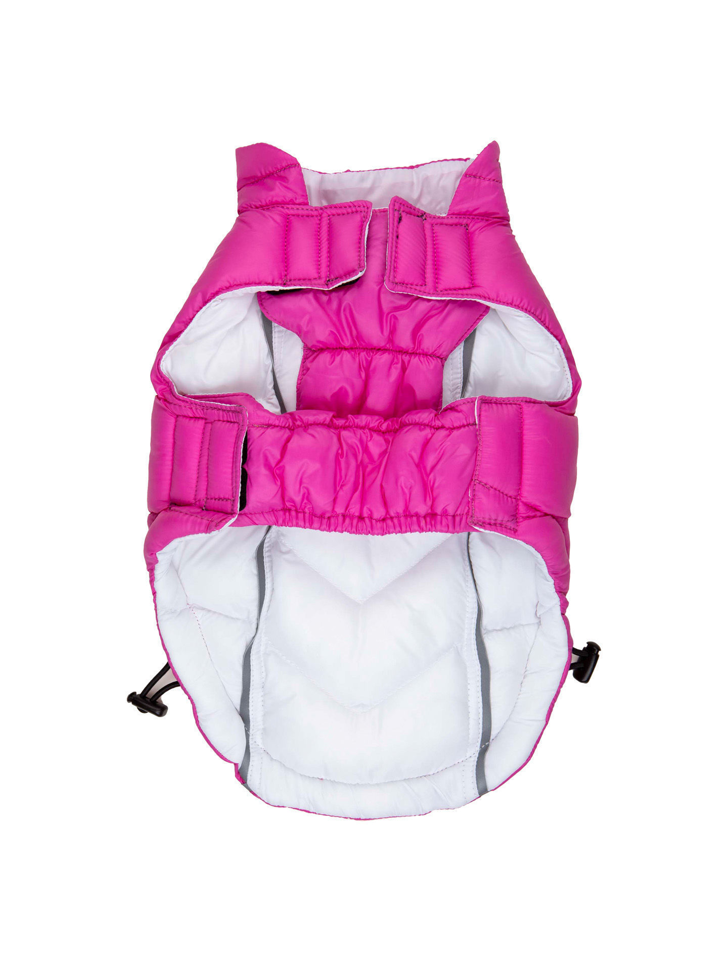 Picture of Featherlite Reversible-Reflective Puffer Vest Pink/White