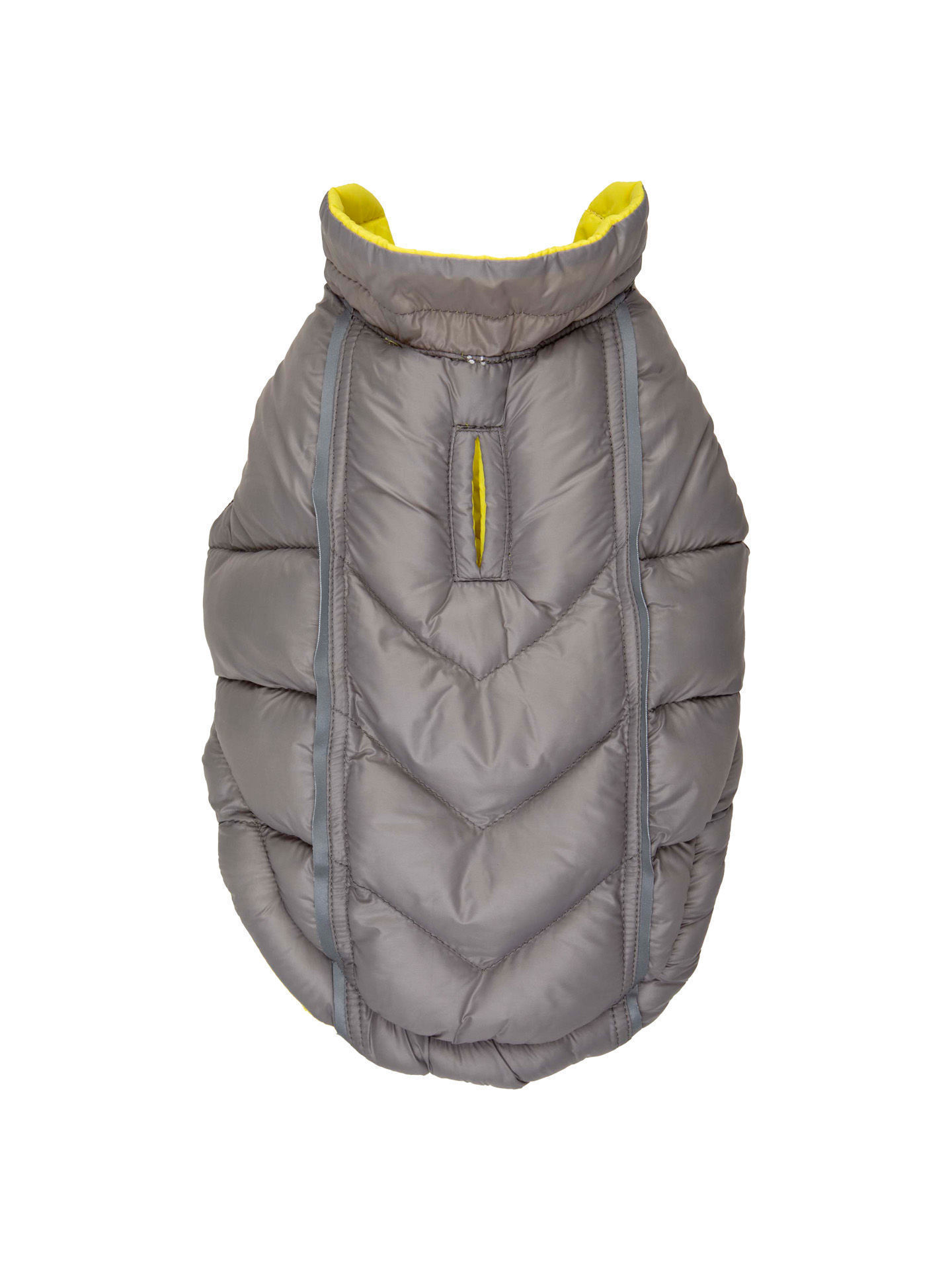 Picture of Featherlite Reversible-Reflective Puffer Vest Yellow/Gray