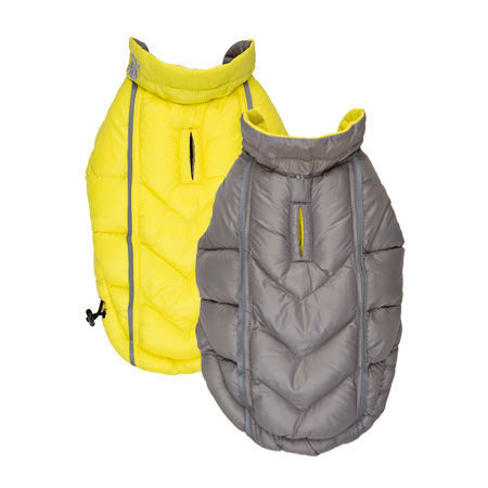 Picture of Featherlite Reversible-Reflective Puffer Vest Yellow/Gray