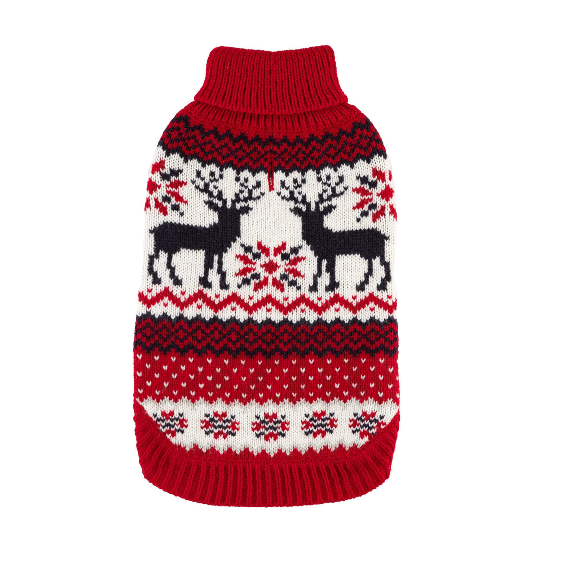 Picture of Fair Isle Sweater Red/Navy