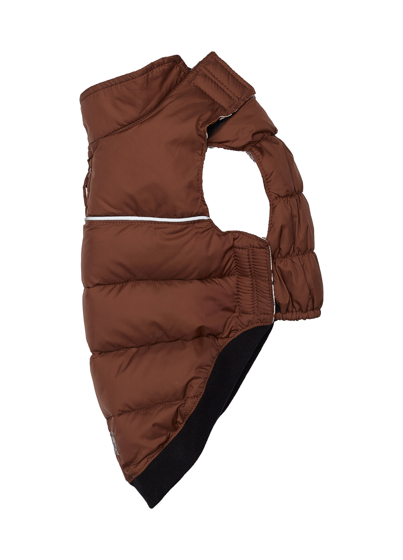 Picture of Flex-Fit Reversible Puffer Vest - Brown/Houndstooth