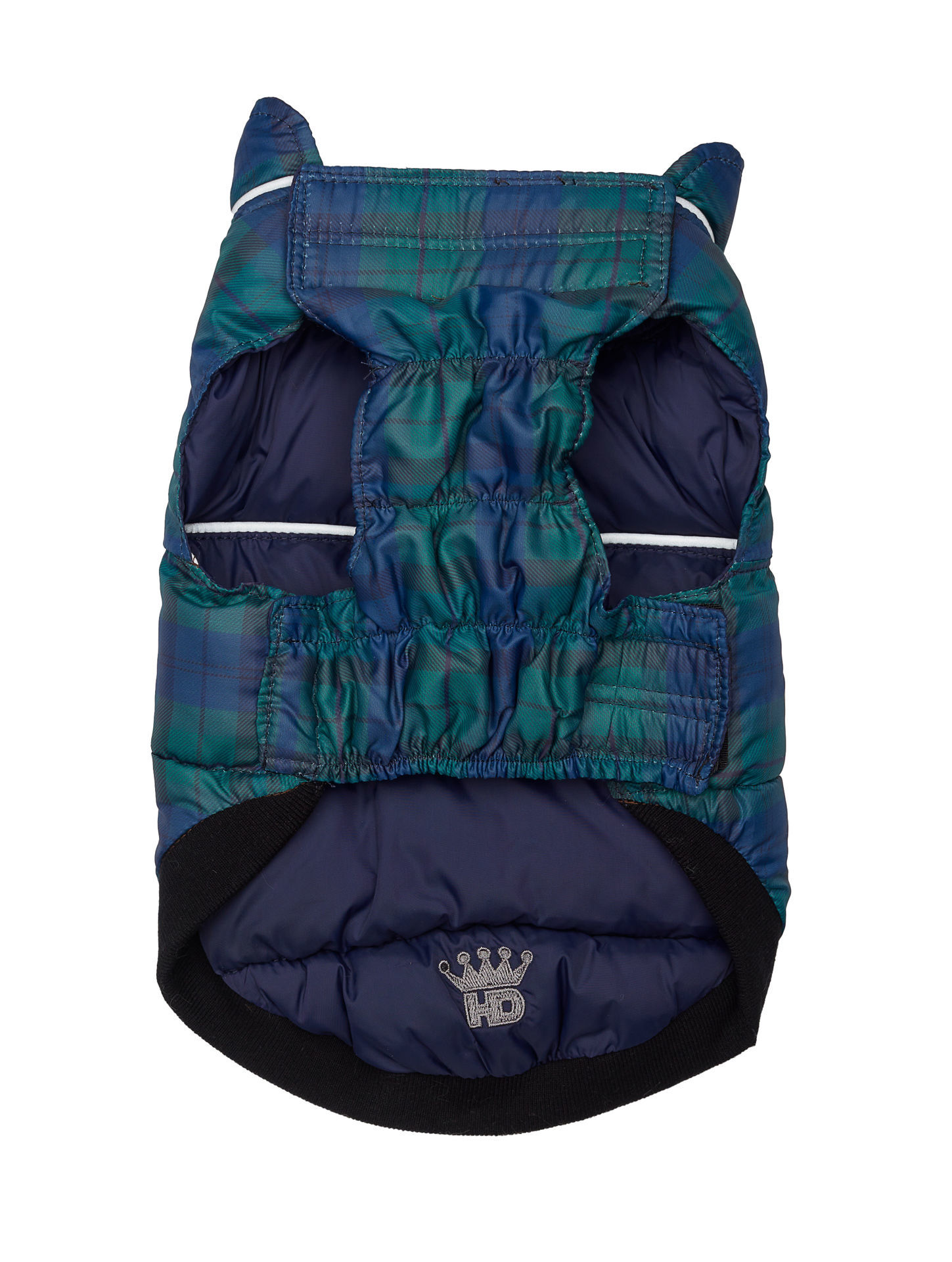 Picture of Flex-Fit Reversible Puffer Vest - Navy/Plaid