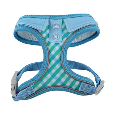 Picture of Gingham Collar Harness Vest - Blue