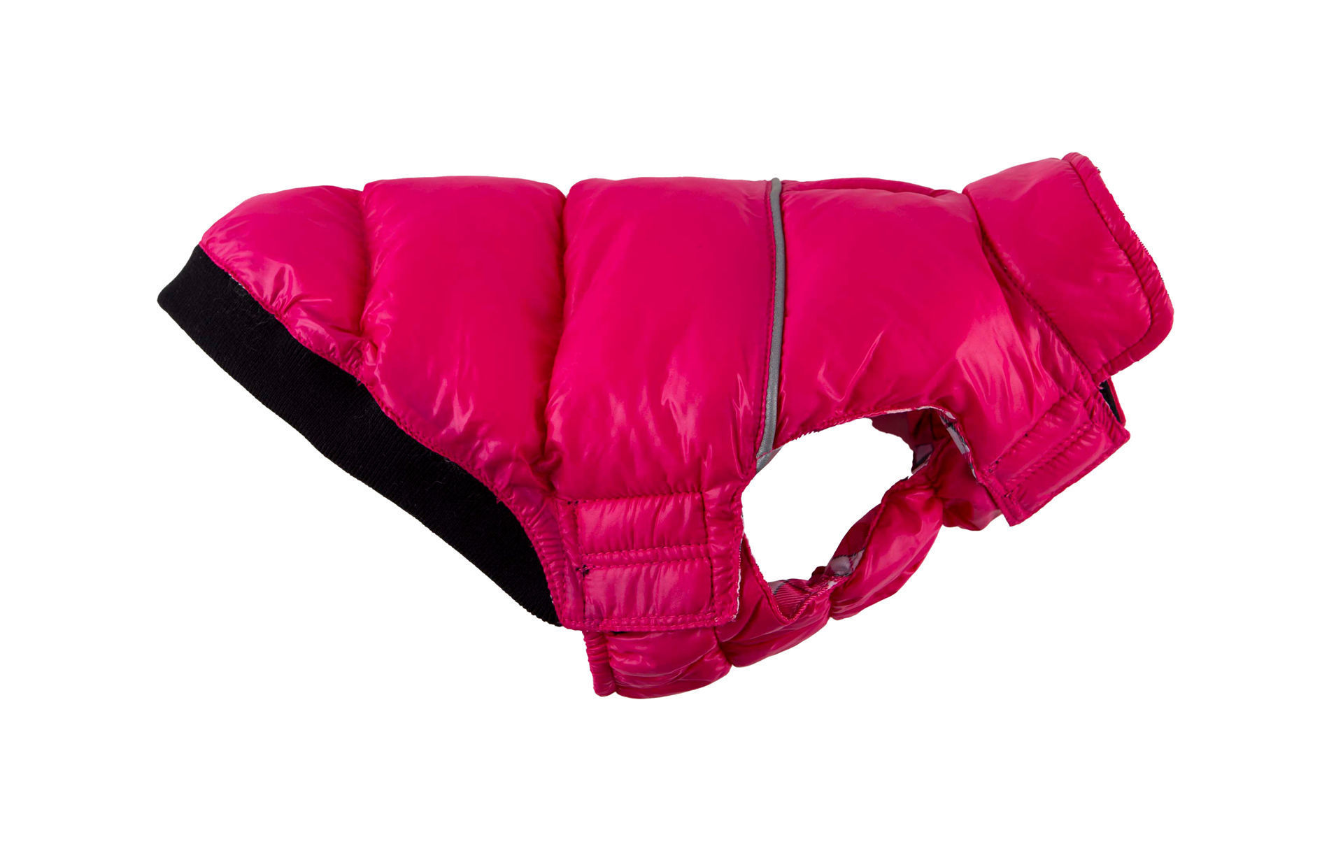 Picture of Flex-Fit Reversible Puffer Vest - Pink/Plaid