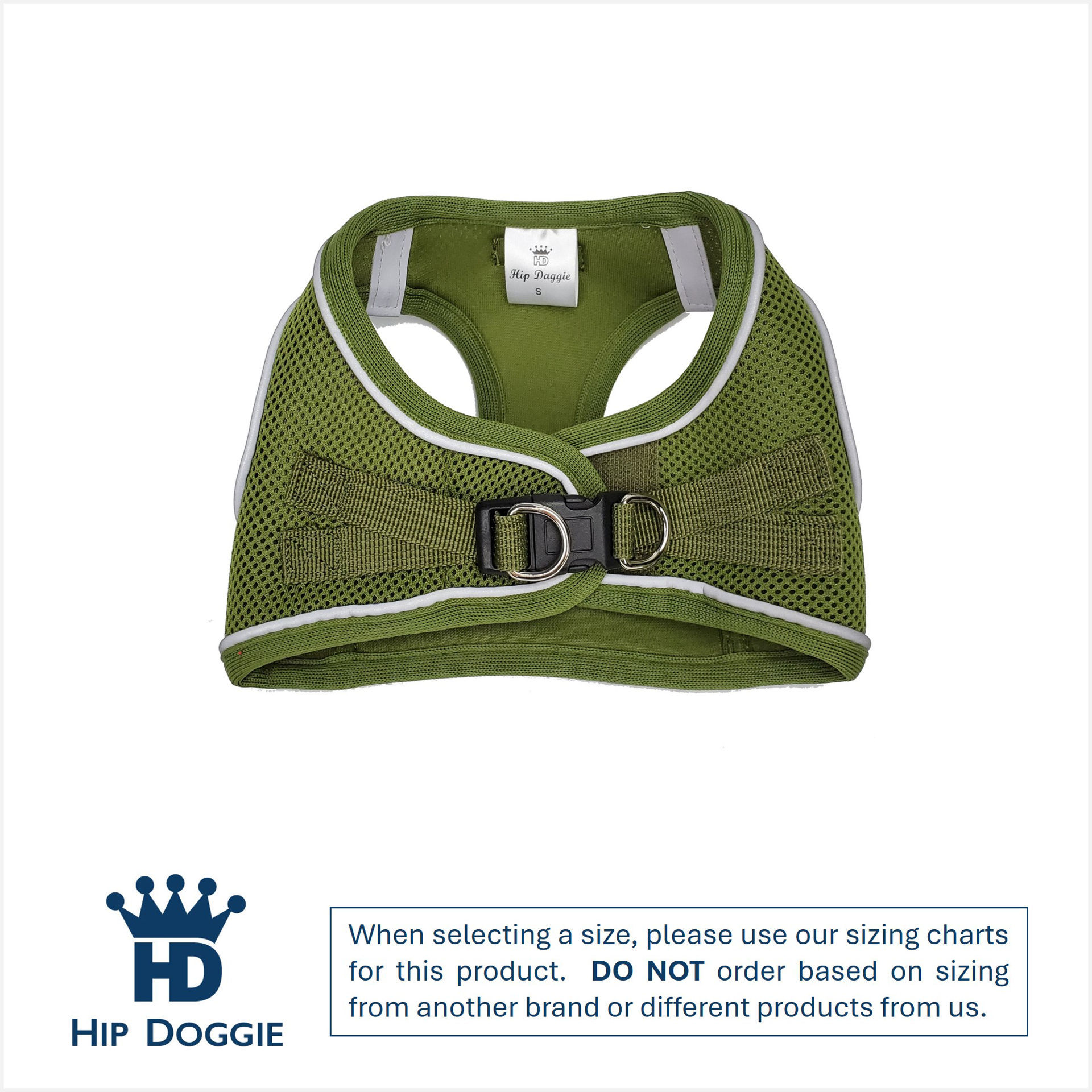 Picture of EZ Step-In Harness Vest - Green/Olive