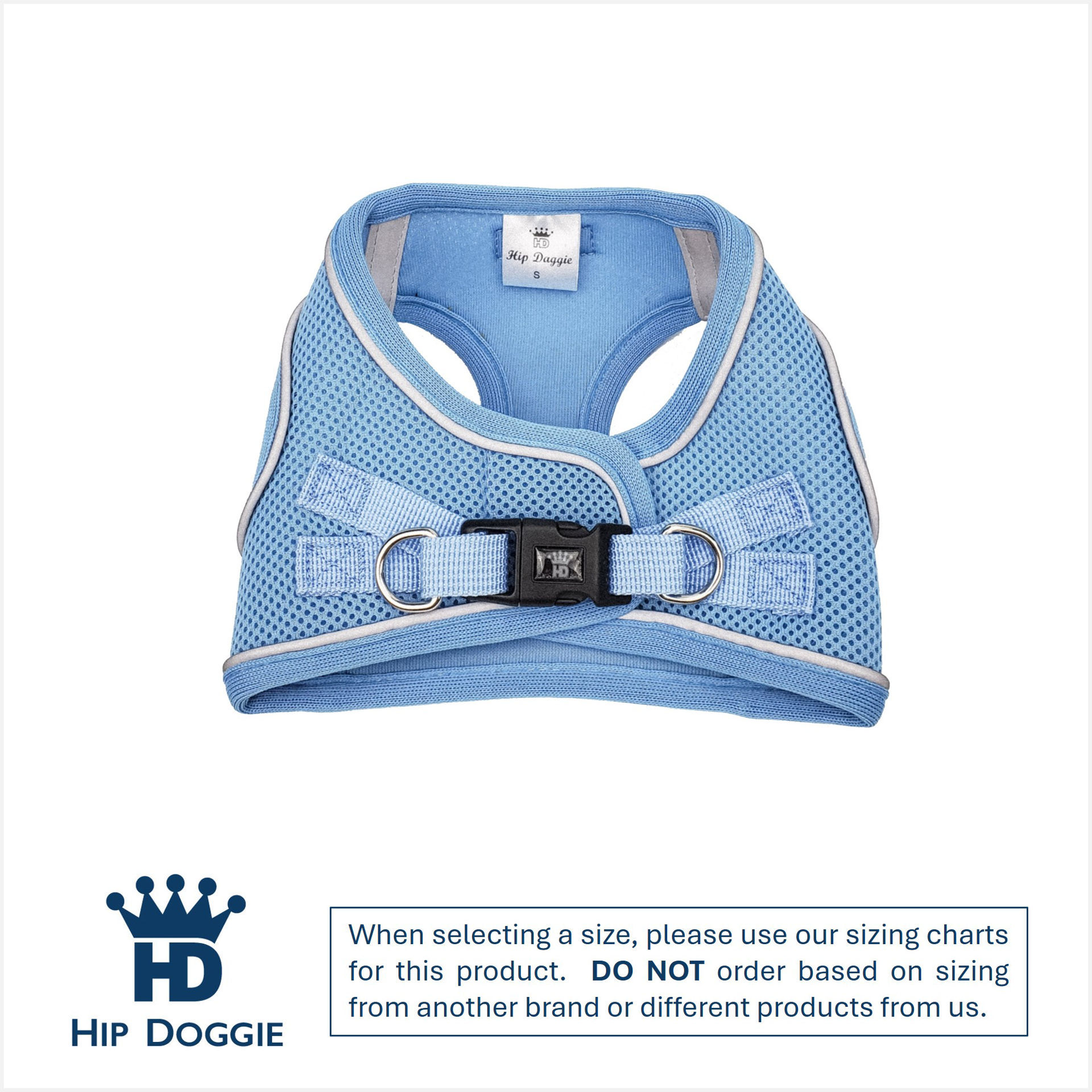Picture of EZ Step-In Harness Vest - Light Blue