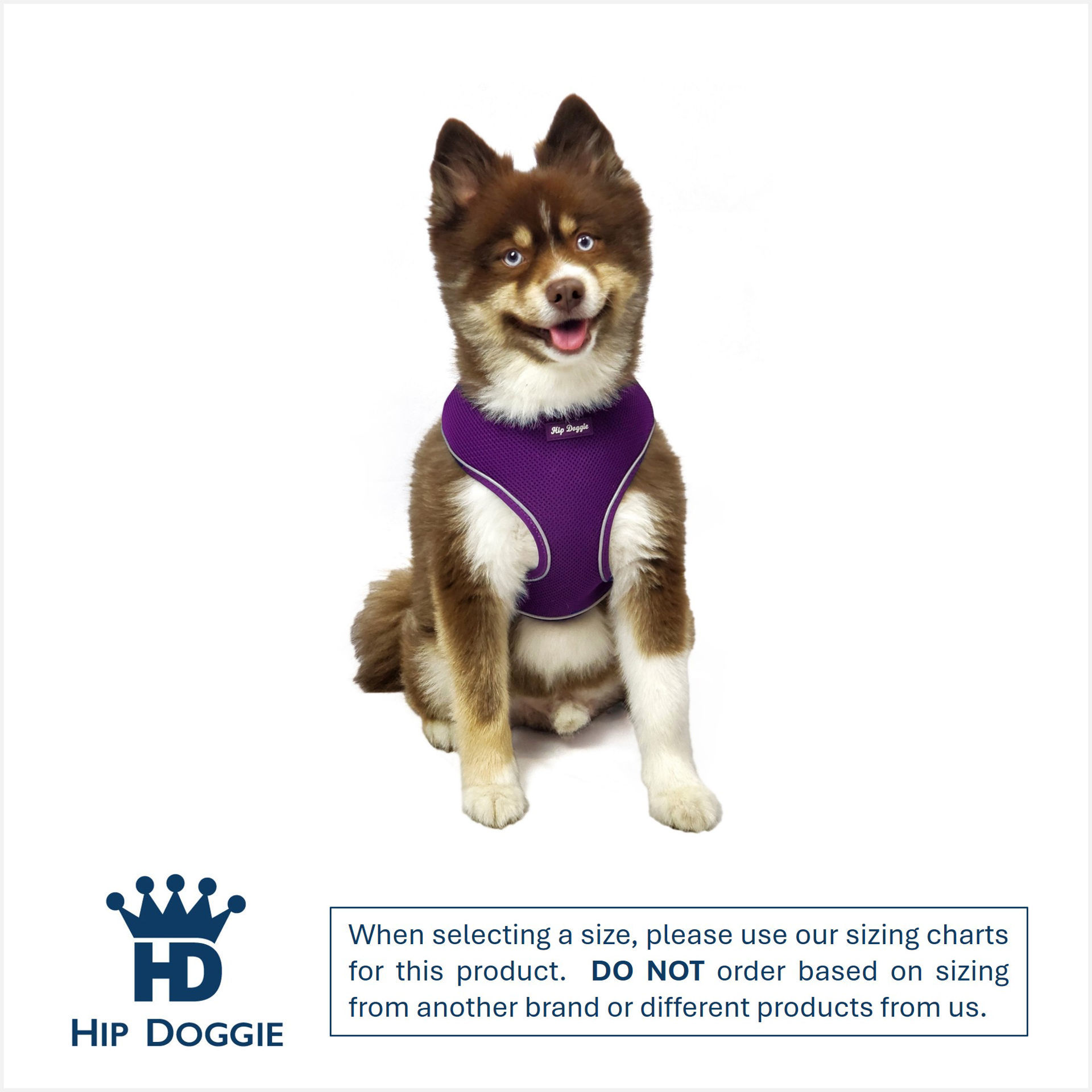 Picture of Ultra Comfort Reflective Harness  - Purple