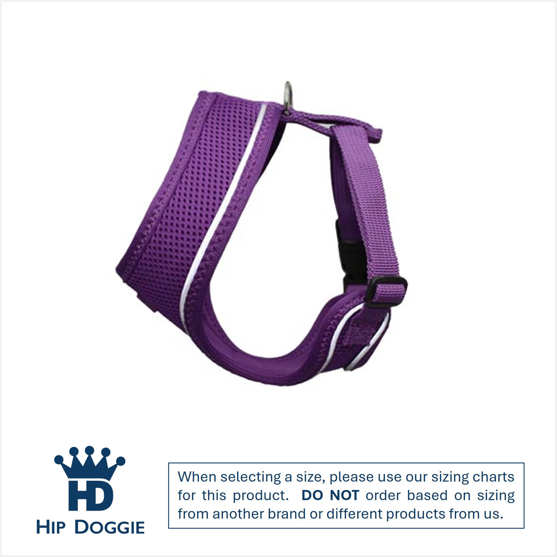 Picture of Ultra Comfort Reflective Harness  - Purple