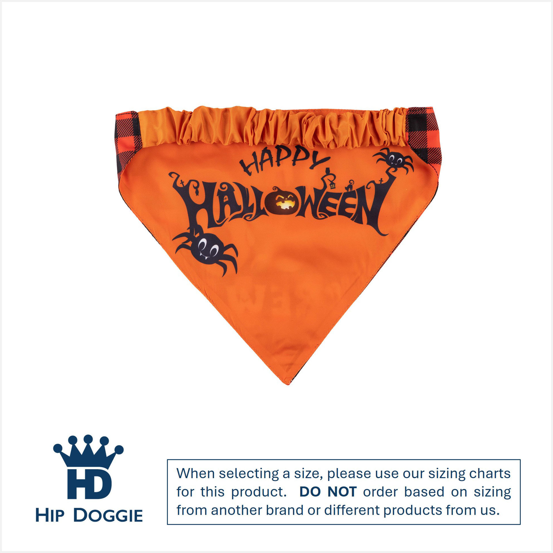 Picture of Two Sided Bandana - Halloween Boo