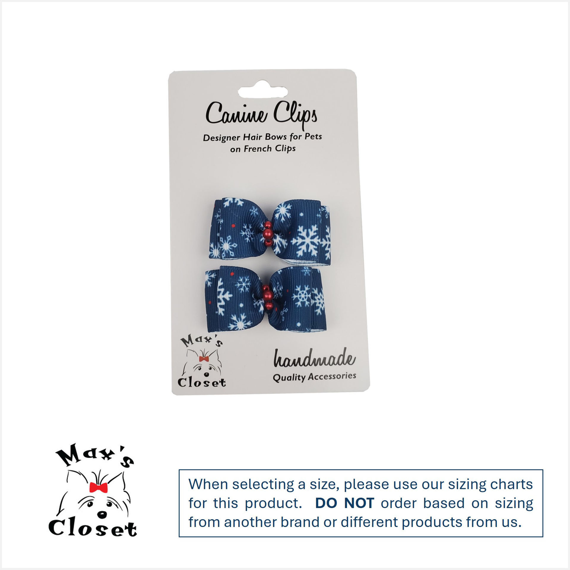 Picture of Hair Bows - Sm Snowflakes