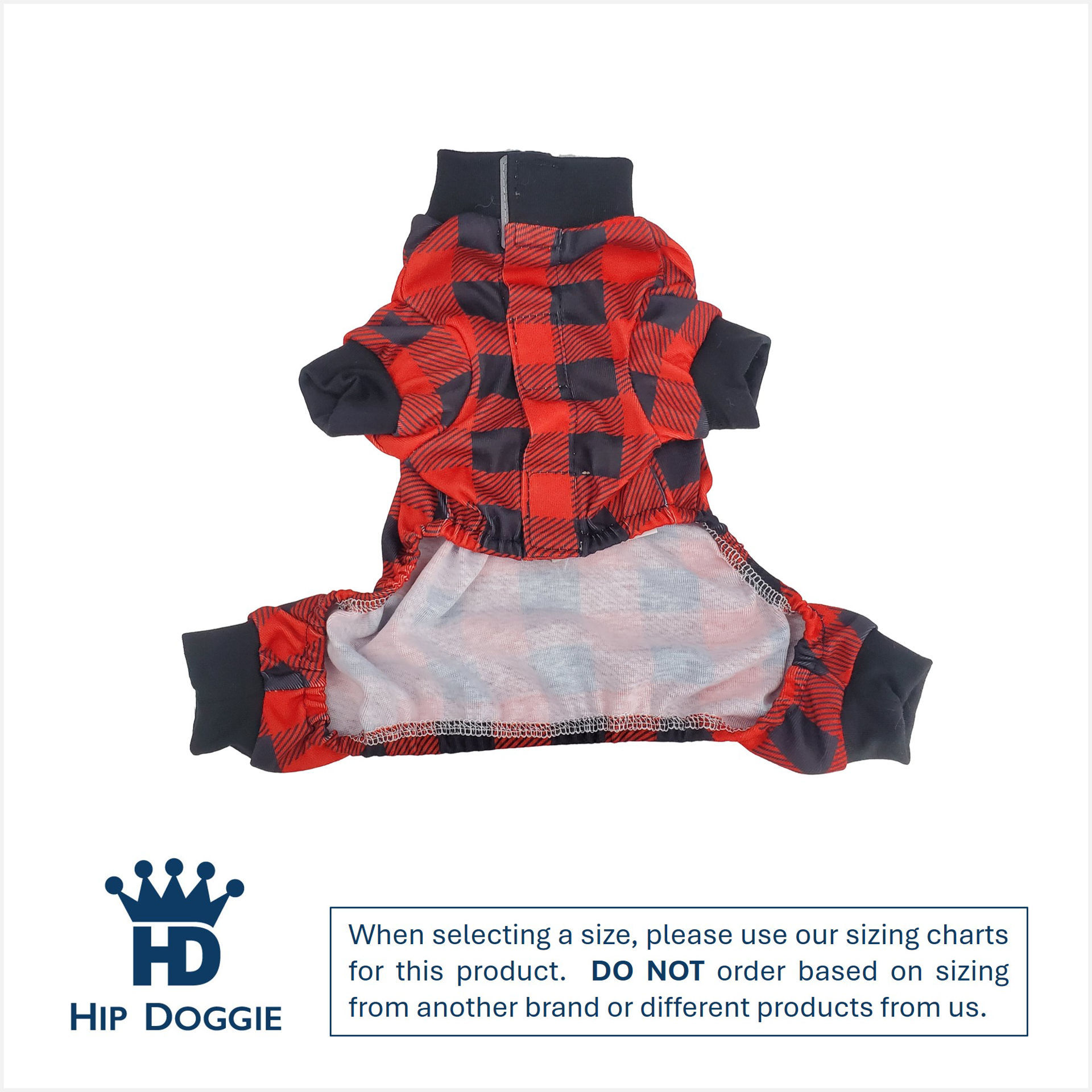 Picture of HD Lightweight Buffalo Check Pajamas - Red