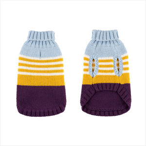 Picture of Color Block Sweater - Lt.Blue/Purple
